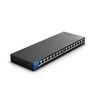 Linksys LGS116P 16 Port Gigabit Unmanaged Network PoE Switch with