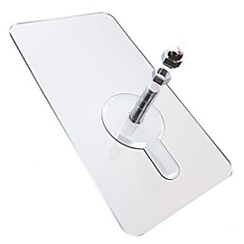 [8pcs/set] última intervensión de uñas tornillo de gancho de pared calcomanía Non-Trace sin necesidad de taladrar para ducha de baño cocina instalación para colgar, impermeable transparente tornillos gancho, Nail Size 16mm