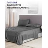 YnM Exclusive Cooling Duvet Cover for Weighted Blankets with 16