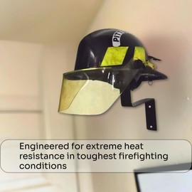 Firefighter Helmet Wall Mount – Heavy-Duty 2 lbs Storage Rack for Gear, Display & Organization
