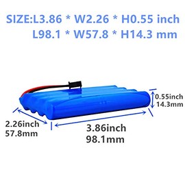 CBB 9.6V 600mAh NI-CD Battery AA Battery Pack for RC Toy RC Truck Household Electric Appliances Lighting Equipment with Charging USB Cable