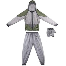 Lixada Ultra-fine Mesh Summer Wear Fine Net Cover Outdoor Breathable Jacket Suit