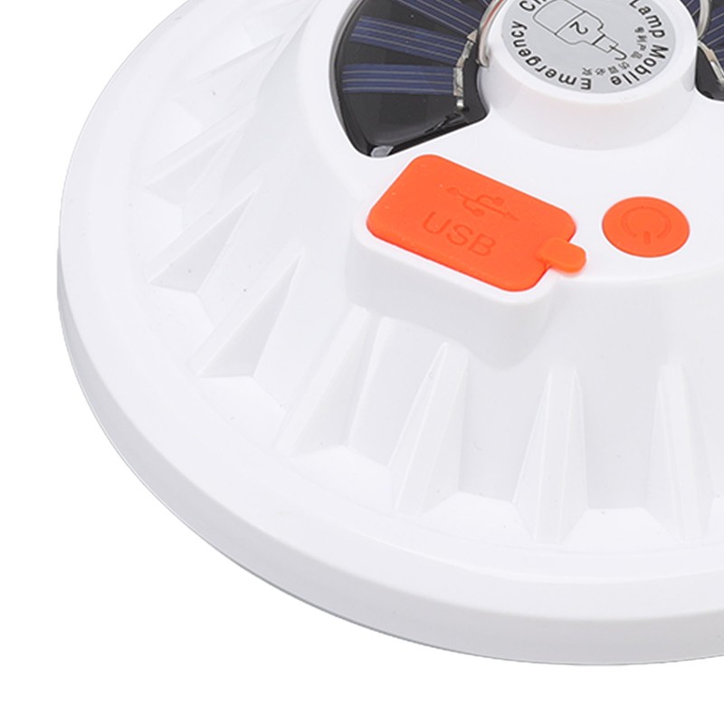 Solar Emergency Light IP65 Waterproof 60 LEDs USB Rechargeable Camping