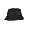 Flexfit Unisex 5003NH Nylon Sherpa Bucket Hat, Black/Off-White, One Size,