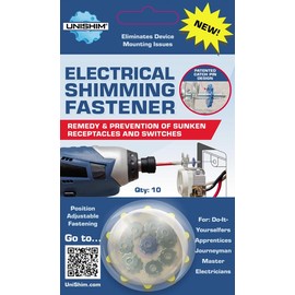 Unishim - Adjustable Outlet Spacer 10pk