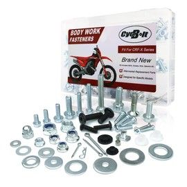 CYCBOLT 330PCS Body Work Bolt Kit Fit for CRF250X CRM250 CRF250M CRF450X Motorcycle Body Engine Fender Fasteners Bolts Set