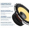 spnanma 6.5" Carbon Fiber Pro Audio Speakers with Bullet Phase