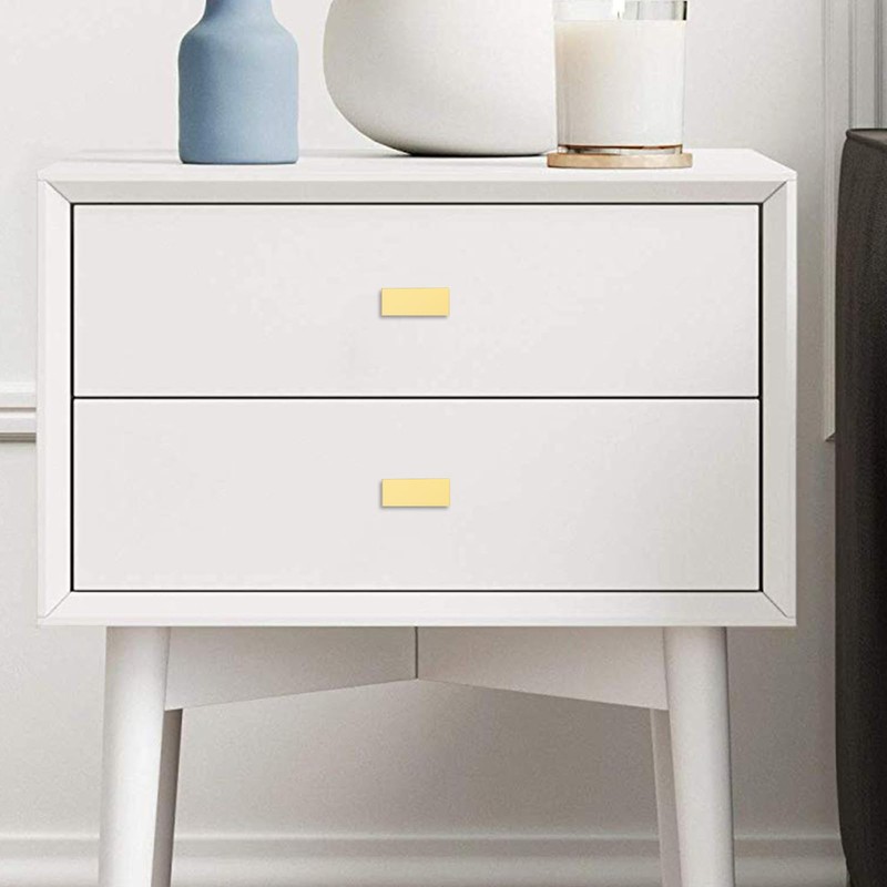 COTYKILEY 10 Pack Brushed Gold Kitchen Cabinet Knobs Gold Drawer