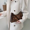 1 x Armpit Bag, Handbags, Shoulder Bag for Leopard Women,