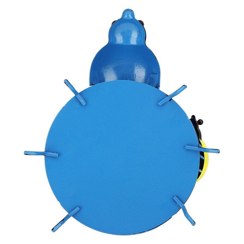 5.4cm Diameter Flower Pot Decor Ladybug Shaped Smoothing Surfaces Iron
