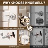 KNOBWELL 1 Pack Keyed Entry Door Handles Front Door Leverset