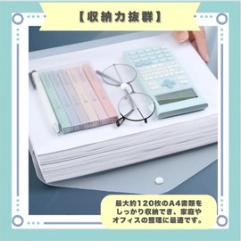 ideastore Envelopes Clear File A4 Size Holds Up to 120 Sheets 10 Pack