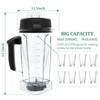 For Vitamix Blender Pitcher 64 oz. -60865, Clear, 5200 Replacement