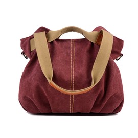 Chikencall Women Ladies Bags Casual Vintage Hobo Canvas Mulit-Pocket Daily Purse Messenger Top Handle Shoulder Large Tote Shopper Handbag Shopping Graffiti European Style Bags