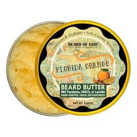 Florida Orange - Mantequilla Gruesa Para Barba Batida, Natur