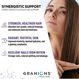 Granions Biotin+ Complex 10000mcg Biotina Colágeno Vitaminas 60 Tabletas