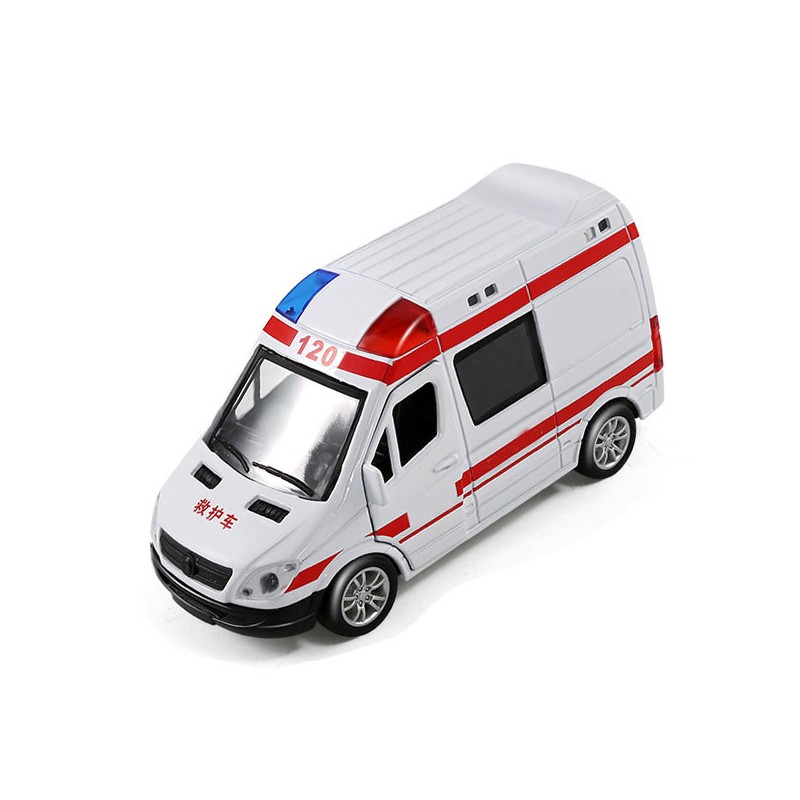 Ambulance Toy Car High Simulation Emergency Vehicle Toy with Light