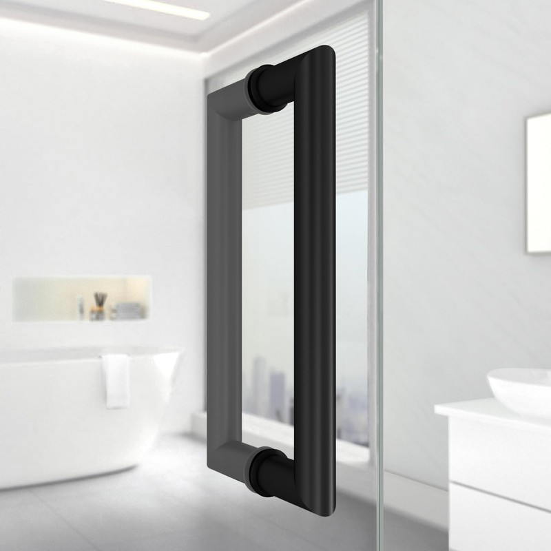 CKB 8" Shower Door Handle, Stainless Steel Shower Door Pull