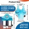 W11688995 Washer Water Inlet Valve, Replacement Compatible with Whirlpool &