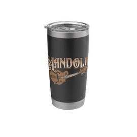 Mandolin - Bluegrass Folk Music Mandolin Player Musicians Stainless Steel Insulated Tumbler