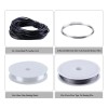 Estilosscom - Set De Joyeria Acero Inoxidable Plateado Llave Antigua