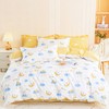 MEJU Rabbit Moon Star Cloud Cute Duvet Cover + Pillowcase