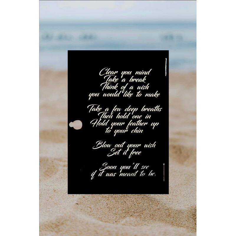 Wish Feathers 4 Piece Gift Set Includes 3 Feathers, Sage,