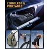 Powools Portable Car and Inflatables Tire Inflator with Large-Capacity Battery,