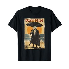 Summer Goth Vampire Beach Funny Emo Gothic Ew Gross The Sun T-Shirt