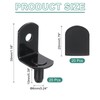 sourcing map 20Pcs Shelf Support Pegs, 6mm L-Shaped Bracket Style