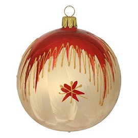 Jingle Bells Lauscha 4er Set 8cm Kugel Tradition