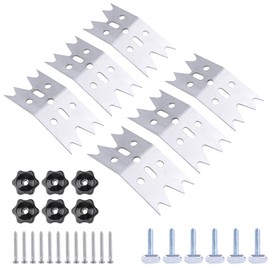 Wulankd 6 Pcs Slab Clamping Dogs for Woodworking Tools, Workbench Dog Clamp Kit with Dual-Head Design, Ideal for CNC Mills, Planers and Panel Processing, Precision Wood Board Flattening and Fixturing