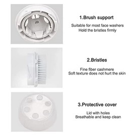 Clarisonic Radiance Facial Cleansing Brush Head Replacement | Compatible with Mia 1, Mia 2, Mia Fit, Alpha Fit, Smart Profile Uplift and Alpha Fit X, Pack of 2 (4Count)