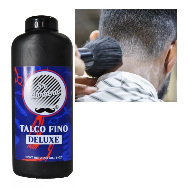 Sr Barbero Talco Fino Para Barberia Deluxe Sr Barbero 230g