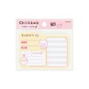 Sunstar Stationery S2848074 Chiikawa Sticky Notes, Life Log, For Recording,