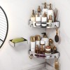 VINIUSIKI Corner Shower Caddy Shelves Rustproof SUS304 Stainless Steel Bathroom