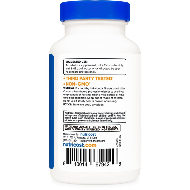 Nutricost Multivitamin with Probiotics 120 Vegetarian Capsules - Packed with