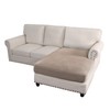 H.VERSAILTEX Sectional Couch Covers 1 Piece Chaise Slipcover L Shape