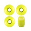 choice Skateboard 99a Wheels, Yellow, 52 mm
