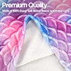Catalonia Classy Mermaid Tail Blanket, Soft Warm Plush Fleece Sleeping