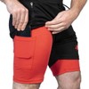 CERBERUS Strength Performance Dual-Layer Shorts (M)