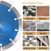 Meacase 6 inch Segmented Diamond Saw Blade for Concrete Masonry