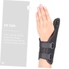 WOONEKY Mummy Thumb Brace for Thumb Arthritis Left Hand Aluminum