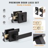 KNOBWELL 3 Pack Keyed Alike Heavy Duty Exterior Keyed Entrance