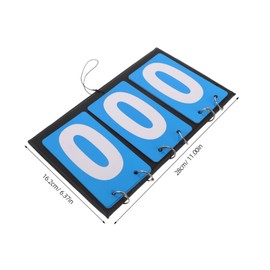 KOMBIUDA Multi Sport Portable Scoreboard Flipper for Basketball Soccer Tennis Volleyball Tabletop Match Scorer with Bold Numbers Lightweight Flip Score Keeper for Accurate Game Tracking