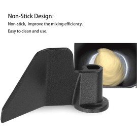 Pack of 2 Bread Maker Replacement Part, Blade Paddle Dough Hook Nonstick for Making Bread and Pastries for Breadmaker, Stainless Steel Dough Hook, Bread Maker, Mixing Paddle, Bread Baking Mould for
