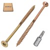 SKIR'CO Pack of 40 Universal Steel Galvanised 4.0 x 80
