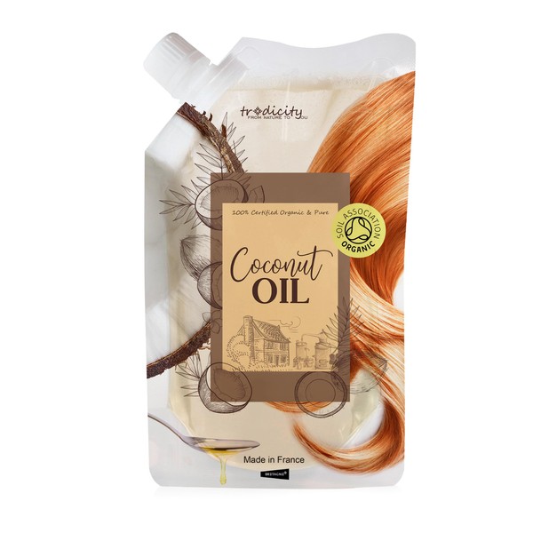 Coconut Oil for Dry, Damaged, Dyed, and Frizzy Hair. Thickening,