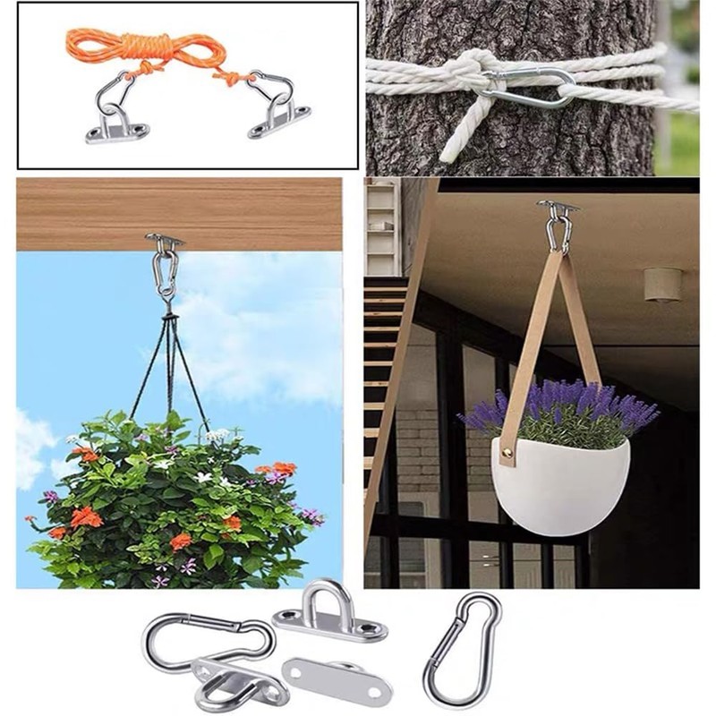 youyiful Pad Eye Ceiling Hook Fixing Hardware Eye Plate Stainless