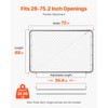 VEVOR Chain Link Fence Gate, 72 x 48 in, Adjustable